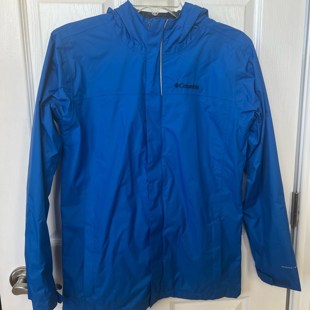 Columbia Men's Vibrant Blue Raincoat